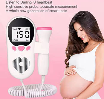 Фетальний доплер для вагітних Детектор серцебиття плода, на батарейках, 3,0 МГц, XL-1311 Лучшая цена