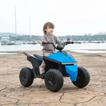Квадроцикл електричний (двигуни 4*45W, акумулятор 12V7Ah, у коробці) JOY CT-77806 Синій