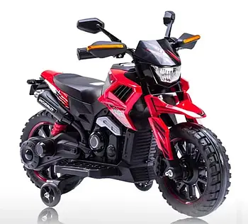 Мотоцикл електричний JOY (двигун 35 W, акумулятор 2*6V4Ah, у коробці) KT-60555 Червоний