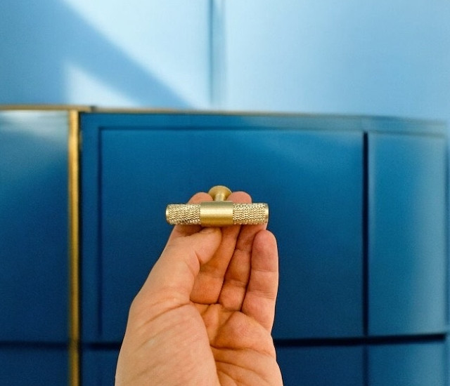 Ручка-кнопка Golden Artisan модерн RT-LYJGH-58-00 BRASS GOLD латунь