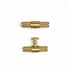 Ручка-кнопка Golden Artisan модерн RT-LYJGH-58-00 BRASS GOLD латунь, фото 6