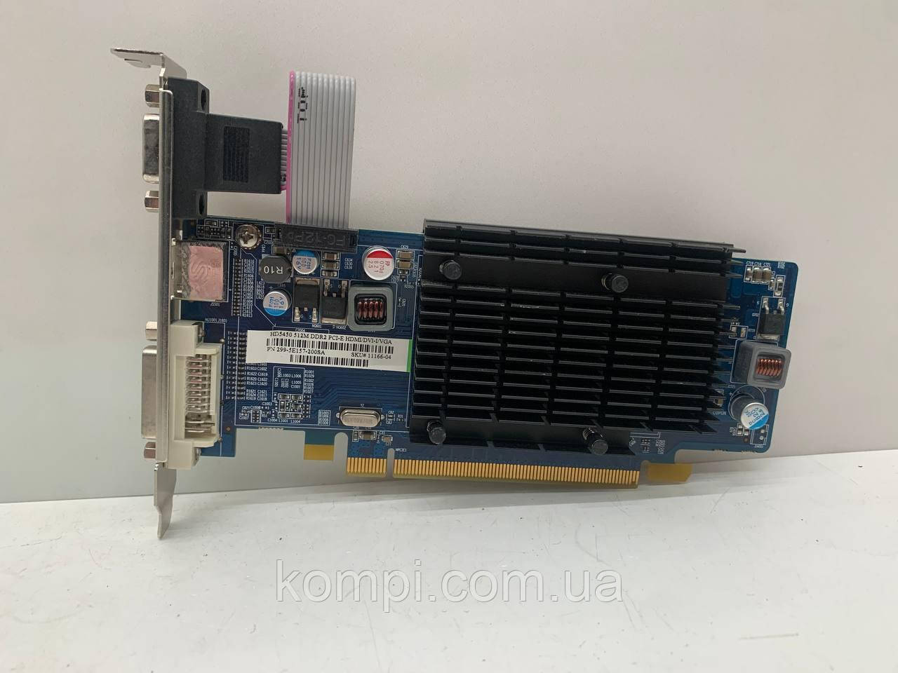 Відеокарта Sapphire Radeon HD 5450 512MB (GDDR3,64 Bit,PCI-Ex,Б/у), фото 1