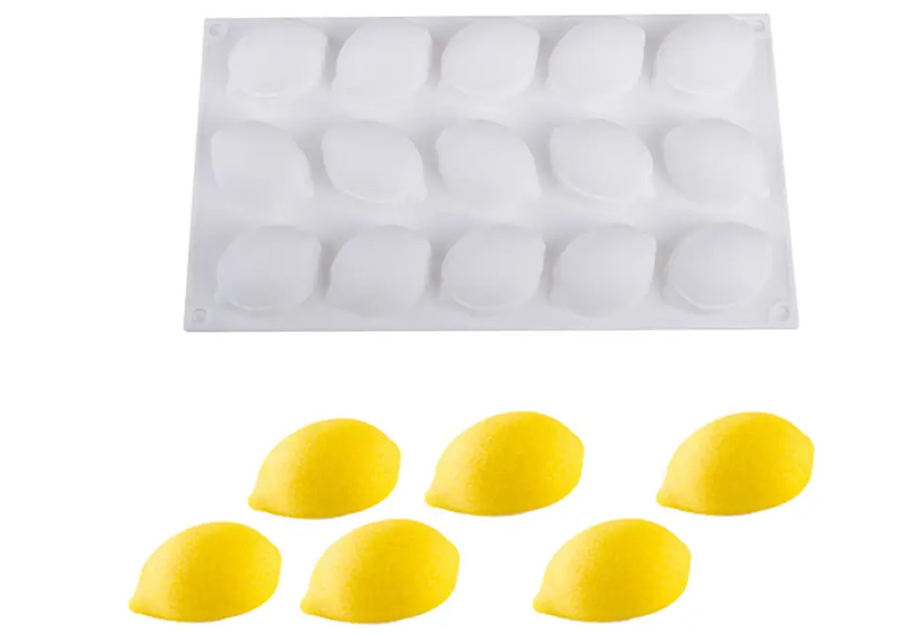 Силіконова форма для євродесертів Baker Лимони з 15 шт (202273)