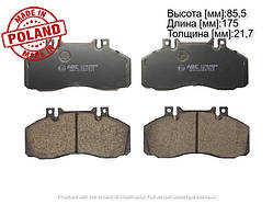 Гальмівні колодки MAN TGS; MERCEDES O 408, SPRINTER 5-T (905), SPRINTER (905), T2/LN1, VARIO 10.5D-4.3