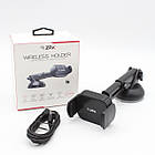 Тримач для телефона, з бездротовою зарядкою, ProGrip ZX2114 / Автотримач телефона на лобове скло, фото 10