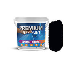 Гумова фарба 1 л Чорна PREMIUM