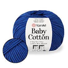 Пряжа YarnArt Baby Cotton, Синій No456