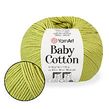 Пряжа YarnArt Baby Cotton, Липа No436