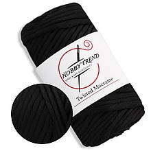 Бавовняний шнур Hobby Trend Twisted Чорний 250 г, 70 мм, 3 мм