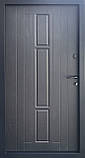Вхідні двері Форт-М Економ + притвор Трояна венге темні, фото 2
