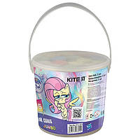 Крейда кольорова Kite My Little Pony Jumbo 5 кольорів 15шт, кругла, у відрі