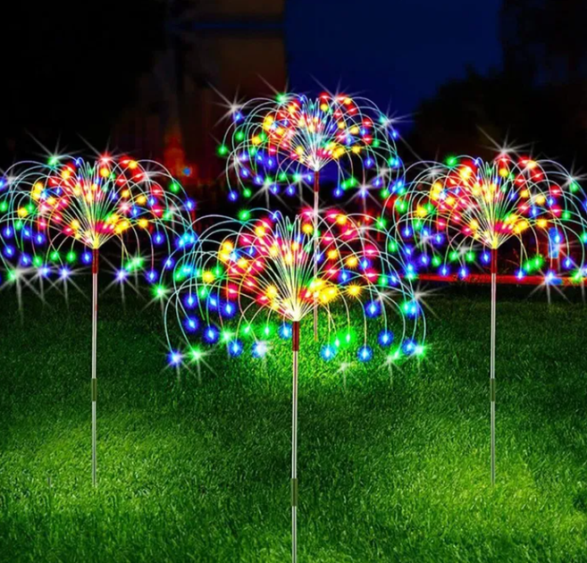 Садовий світильник НА СОНЕНЧНОЇ ПАНЕЛІ 5 світильників, Amazon, Німеччина