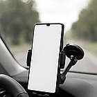 Тримач для телефона, з бездротовою зарядкою, ProGrip ZX2114 / Автотримач телефона на лобове скло, фото 2