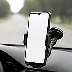 Тримач для телефона, з бездротовою зарядкою, ProGrip ZX2114 / Автотримач телефона на лобове скло, фото 6