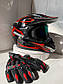 Мотошолом ендуро H087nL для мотокросса, квадроцикла + в Подарунок окуляри та рукавиці, фото 2