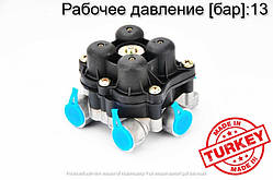 Клапан розвантажувальний чотириконтурний MAN L/M 2000, TGA, TGL, TGM, 64521516001 81521516095 81521516106