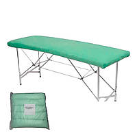 Одноразовий чохол на кушетку 220*80см, 5 шт. спанбонд бірюза