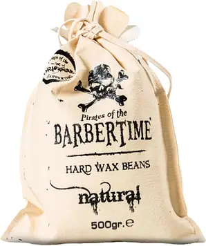 Твердий віск для депіляції Barbertime Hard Wax Beans (NATURAL) 500 г