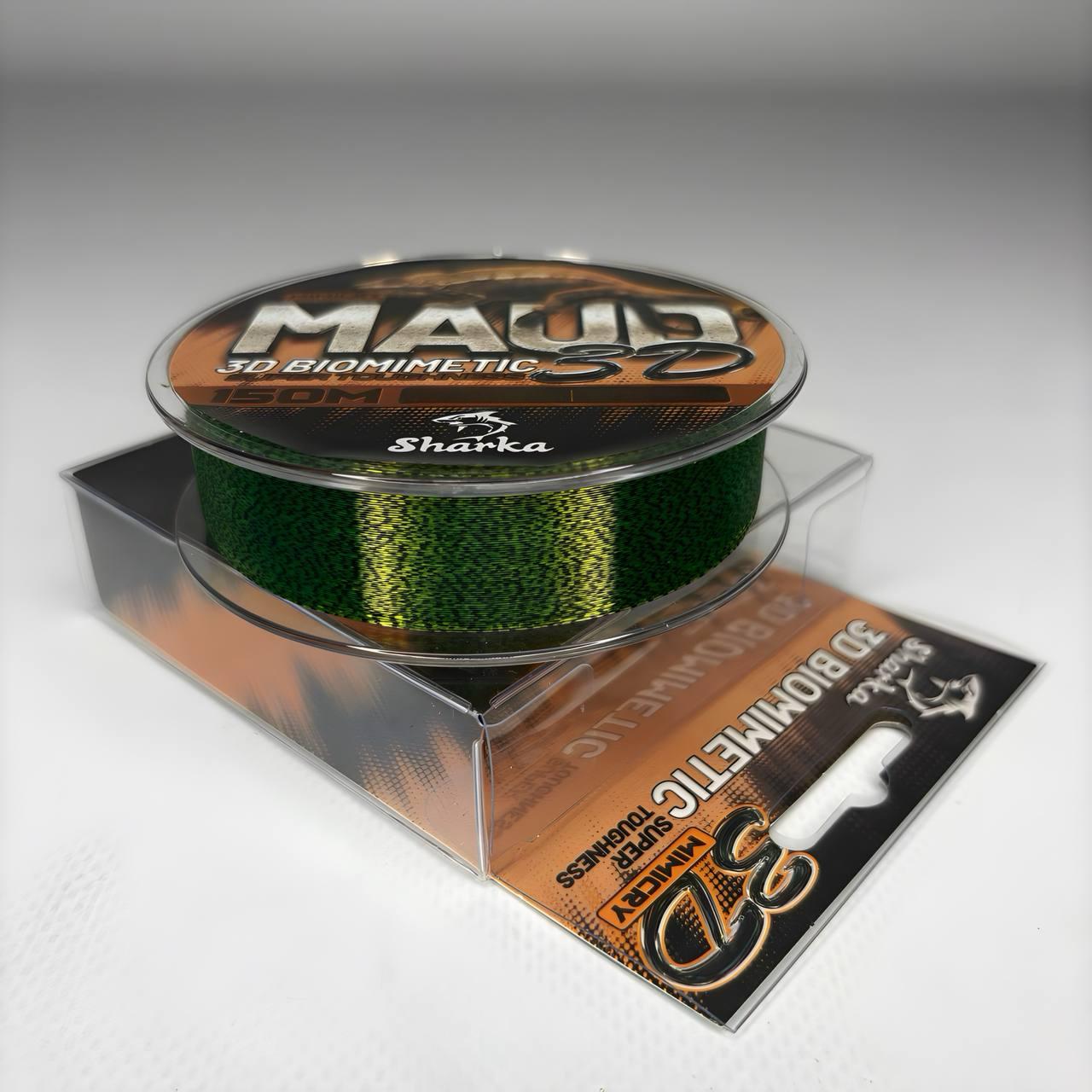 Волосінь 3D Sharka Maud 150 m 0.18 mm/9 кг, фото 1