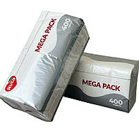 Серветки столові RUTA Mega Pack 1-шарові, 24*24 см, 400 шт