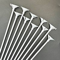 Палички для кульок 10 штук 31 см білий