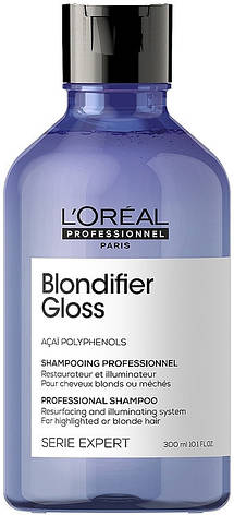 Відновлювальний шампунь L'Oreal Professionnel Serie Expert Blondifier Gloss, 300 мл (3474636974382), фото 1