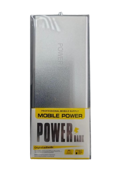 Power Bank, зарядний пристрій 12000 Mah (4000 mah) СЕРЕБРО