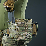 Армійський тактичний підсумок "Нерозсипайка" Militex Cordura original USA Мультикам для скидання магазинів, фото 11