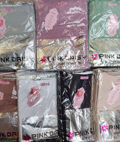 Жіноча футболка чорного кольору батал з резинкою по низу розміри M (50-52), L (52-54), фото 2