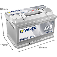 Акумулятор VARTA DYNAMIC EFB 565 500 065 D54