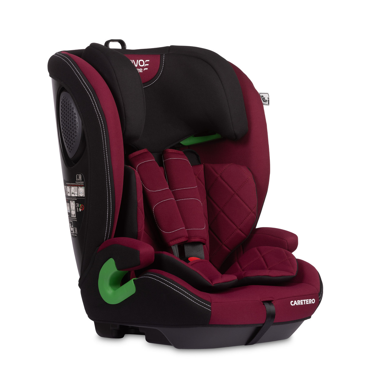 Автокрісло Caretero Vivo I-SIZE (від 76 до 150 см) Burgundy, фото 1