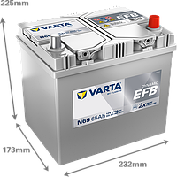 Акумулятор VARTA DYNAMIC EFB 565 501 065 N65