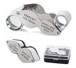 Лупа ювелірна Zhongdi MG22181 подвійна, 20Х Ø 12 мм, 10Х Ø18 мм