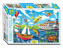 Дитячі пазли Транспорт. В небі і на воді 83446, 88 елементів