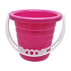Дитяче відро для пісочниці "Середнє" S0009(Pink) зелений 14 см