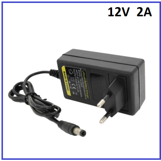 Імпульсний адаптер живлення Voltronic 12В 2А (24Вт) штекер 5.5/2.5