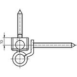 Петля дверна SIKU RB 3D 5010 RAL9016 (3шт.), фото 3