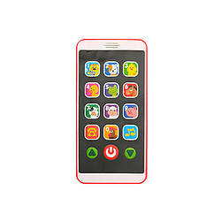 Дитячий розвиваючий Телефон M 3487 англійська, українська Червоний