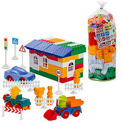 Дитячий конструктор "Лідер" №5 1-054, 200 великих деталей