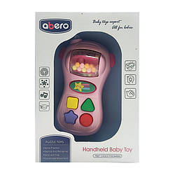 Дитячий мобільний телефон QX-9117 зі звуком  Рожевий