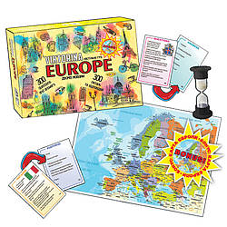 Дитяча настільна гра "Вікторина ЄВРОПА" MKP0904 українська та англійська мова