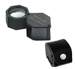 Лупа MG22184 20Х 18 мм портативна складана кишенькова ювелірна у футлярі