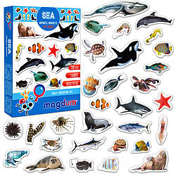 Дитячий набір магнітів Морські мешканці фото ML4031-28 EN