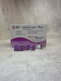 Голки BD Micro-Fine Plus ( БД Мікро-файн) 31G/5 мм 100 шт.