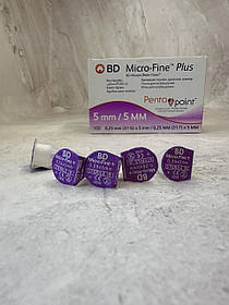 Голки BD Micro-Fine Plus ( БД Мікро-файн) 31G/5 мм ПОШТУЧНО