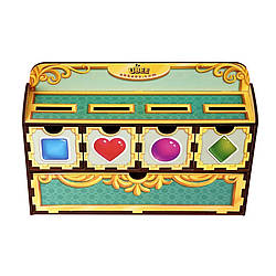 Дерев'яна настільна гра "Фігури" Ubumblebees (ПСД072) PSD072 сортер-комодик