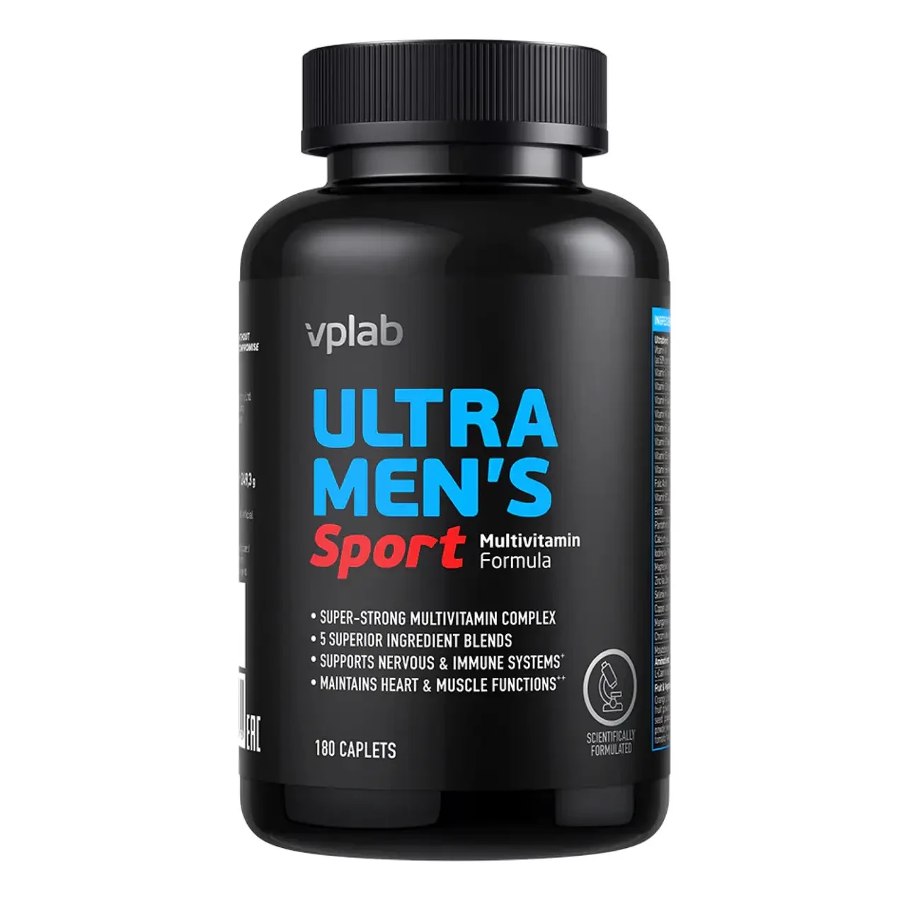 Вітаміни для чоловіків VPLab Ultra men's Sport Multivitamin Formula 180 табл, фото 1