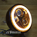 LED-фара МТЗ, ЮМЗ для ФГ-304/305 (ближній/дальній + поворот + ДХВ, 5.75 inch, 40 Вт), фото 7