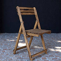 Розкладний Стілець зі Спинкою з Натурального Дерева Для Кухні Саду Балконів Власне виробництво полісандр