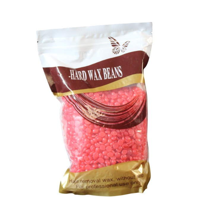 Плівковий віск у гранулах Hard Wax Beans, RED, 500 г, фото 1